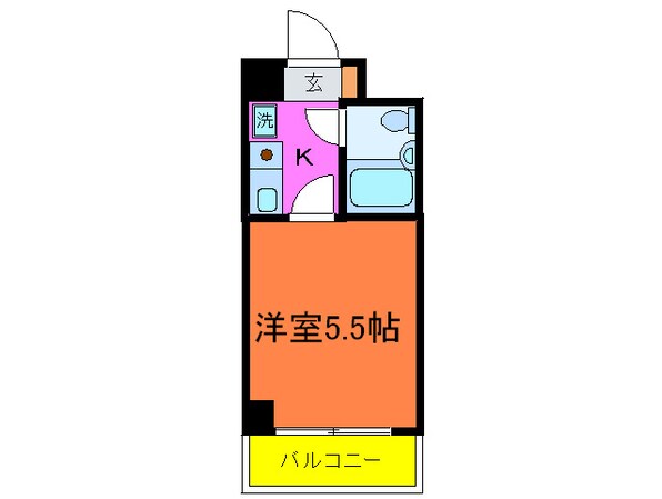 リゾーム中里Ⅲの物件間取画像